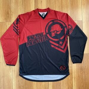 Vintage Motocross Dirt Bike Metal Mulisha MSR Size XL Y2K Rare